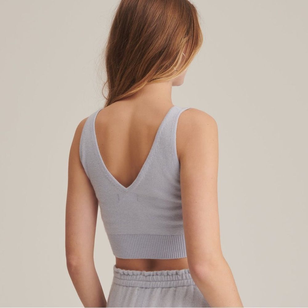 Naadam Signature Cashmere Longline Bra Top size xxsmall - Picture 3 of 11